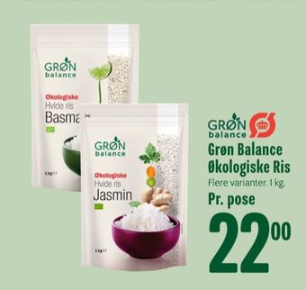Min Købmand Grøn balance jasminris tilbud