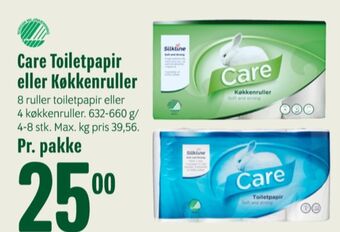 Min Købmand Care toiletpapir tilbud