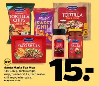 Netto Santa maria tortillastrips tilbud