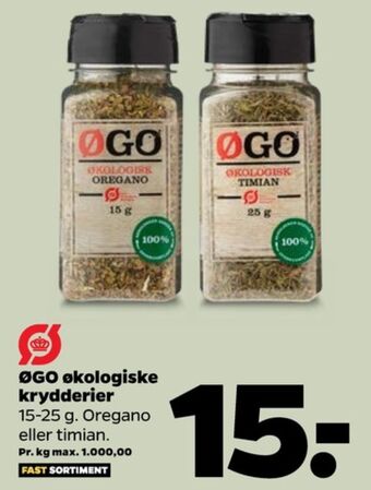 Netto Øgo krydderier tilbud