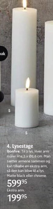 Kop & Kande Lysestage tilbud