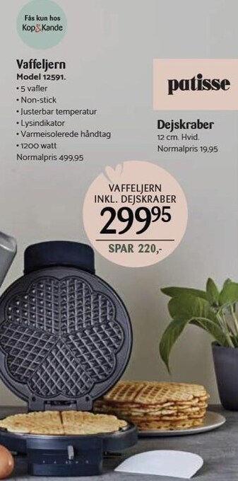 Kop & Kande Vaffeljern tilbud