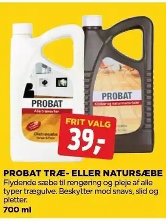 jem & fix Probat træ- el. natursæbe tilbud