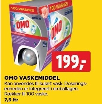 jem & fix Omo vaskemiddel tilbud
