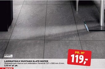 jem & fix Laminatgulv mustang slate skifer tilbud