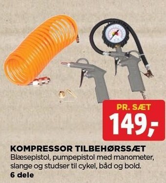 jem & fix Kompressor tilbehørssæt tilbud
