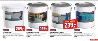 jem & fix Skifersten, bygningsasfalt, grundingsasfalt el. tagasfalt tilbud