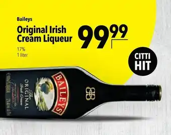 Citti Original Irish Cream Liqueur tilbud