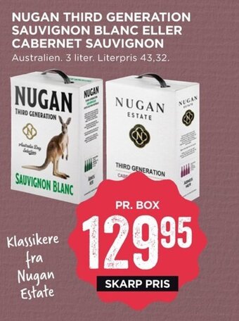Nugan Third Generation Sauvignon Blanc eller Cabernet Sauvignon