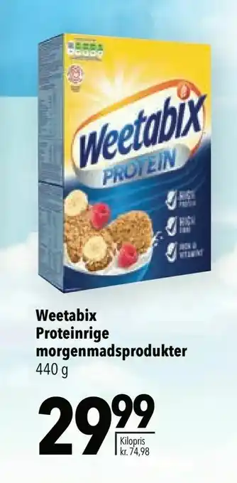 Citti Weetabix Proteinrige morgenmadsprodukter tilbud