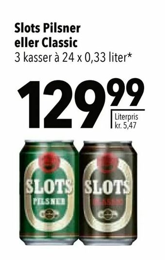 Citti Slots Pilsner eller Classic tilbud