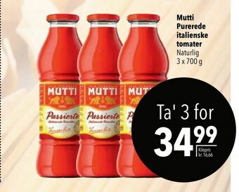 Citti Mutti Purerede italienske tomater tilbud