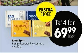 Citti Ritter Sport tilbud
