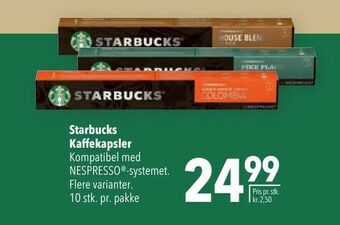 Citti Starbucks Kaffekapsler tilbud