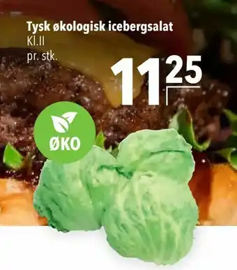 Citti Tysk økologisk icebergsalat tilbud