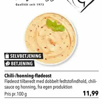 Citti Chili-/honning-flødeost tilbud