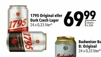Citti 1795 Original eller Dark Czech Lager tilbud