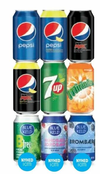 Citti Pepsi, 7Up, Mirinda eller Blue Keld tilbud