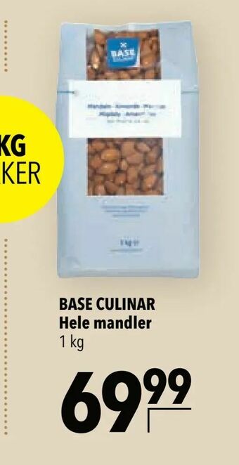 Citti BASE CULINAR Hele mandler tilbud