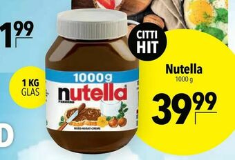 Citti Nutella tilbud