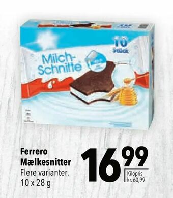 Citti Ferrero Mælkesnitter tilbud
