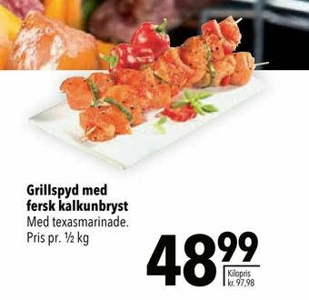 Citti Grillspyd med fersk kalkunbryst tilbud