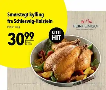 Smørstegt kylling fra Schleswig-Holstein