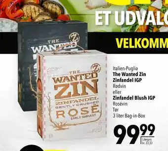 Citti The Wanted Zin Zinfandel IGP, Zinfandel Blush IGP tilbud
