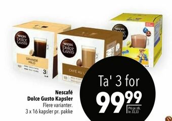 Citti Nescafé Dolce Gusto Kapsler tilbud