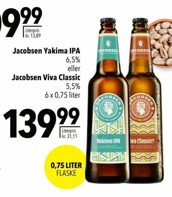 Citti Jacobsen Yakima IPA eller Jacobsen Viva Classic tilbud