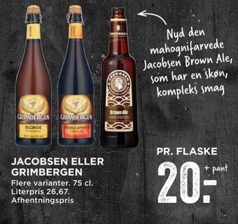 MENY Jacobsen eller Grimbergen tilbud