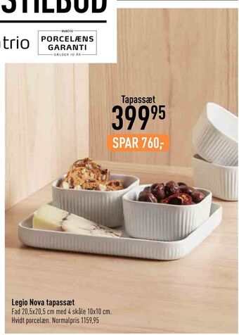 Imerco Legio nova tapassæt tilbud