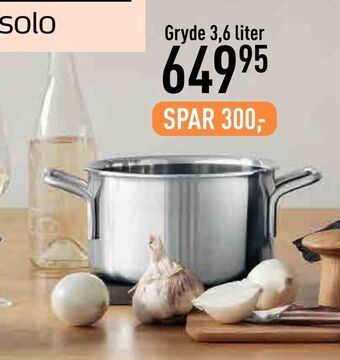 Imerco Gryde 3,6 liter tilbud