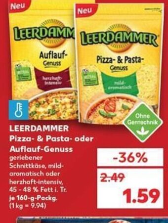 Kaufland Leerdammer Pizza-& Pasta-oder Auflauf-Genuss tilbud