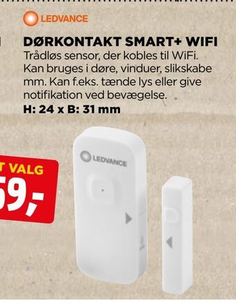 jem & fix Dørkontakt smart+ wifi tilbud