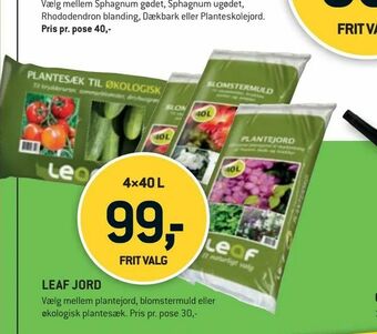 XL-BYG LEAF JORD tilbud