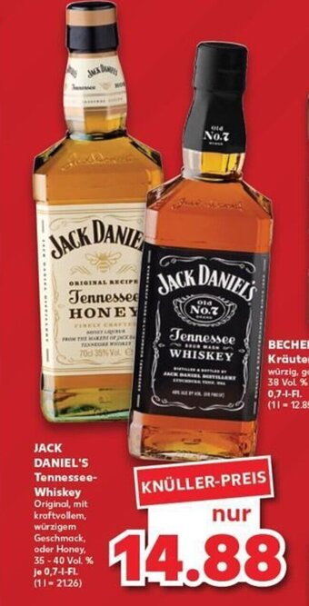 Kaufland Jack Daniel's Tennessee Whiskey tilbud