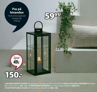 JYSK OLiver Kunstig Plante tilbud