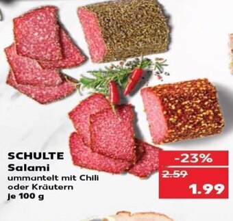 Kaufland Schulte Salami tilbud