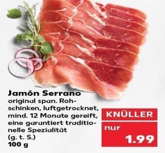 Kaufland DE Jamón Serrano tilbud