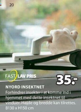 JYSK Nyord Insektnet tilbud