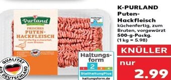 Kaufland K-Purland Puten Hackfleisch tilbud