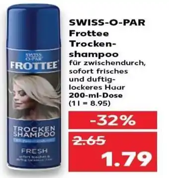 Swiss-O-Par Frottee Trocken-Shampoo