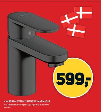 XL-BYG Hansgrohe vernis håndvaskarmatur tilbud