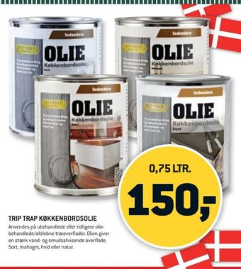 XL-BYG Trip trap køkkenbordsolie tilbud