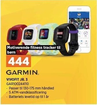 Power Vivofit jr 3 tilbud