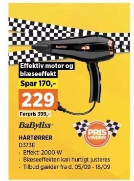 Power Hårtørrer tilbud