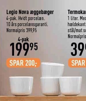 Imerco Legio nova æggebæger tilbud
