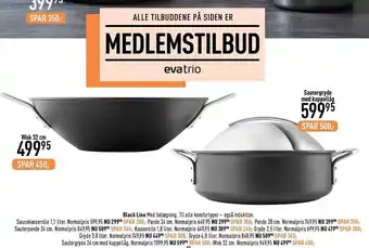 Imerco Wok el. sautergryde med kuppellåg- medlemstilbud tilbud