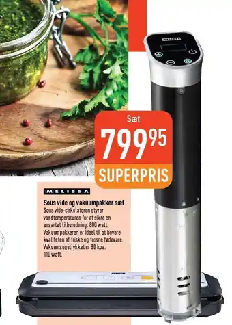 Imerco Sous vide og vakuumpakker sæt tilbud